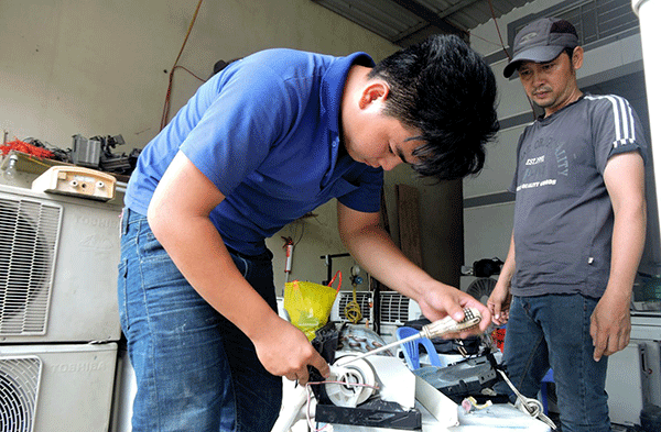 sửa điện máy tại quận long biên