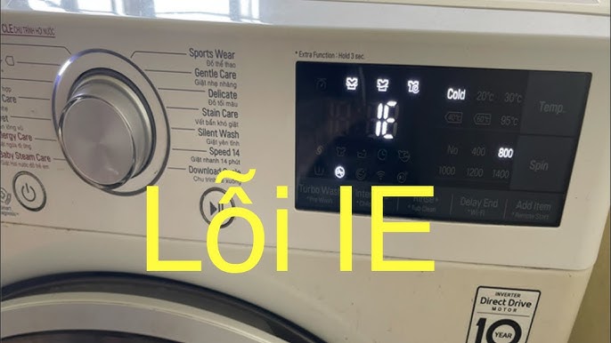 cách đọc mã lỗi điện máy hay mặt giặt